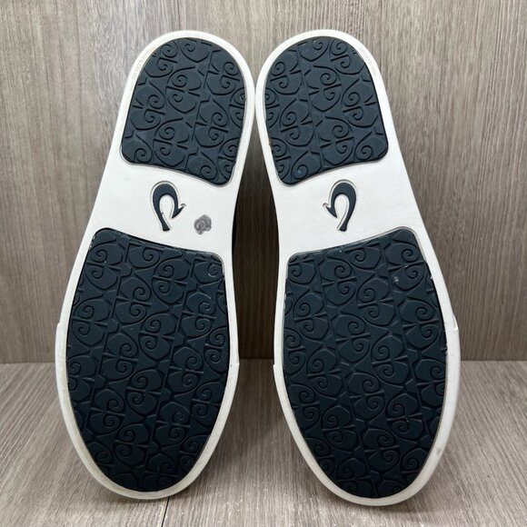 OluKai Pehuea Slip-on Sneaker Womens 9 Breathable Mesh Comfort Black 20271-4040 - Picture 9 of 13